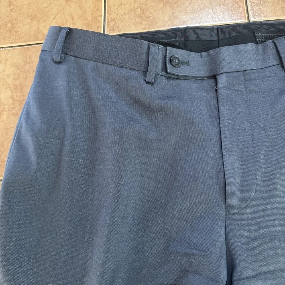 Calvin‎ Klein 2-Piece Suit Mens 48R Pants 38 x 32 Gray Extreme Slim Fit Blazer